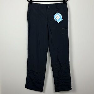 NWT Columbia Black Omni-Shade Pants SIZE 10
